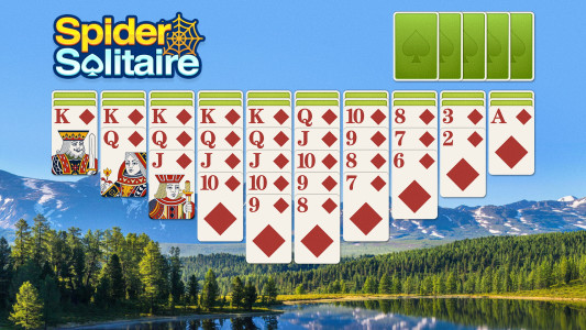 اسکرین شات 7 بازی Spider Solitaire Classic