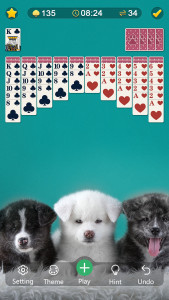 اسکرین شات 3 بازی Spider Solitaire Classic