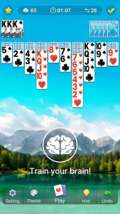 اسکرین شات 2 بازی Spider Solitaire Classic