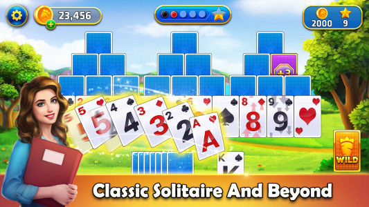 اسکرین شات 1 بازی Tripeaks Solitaire - Home Town