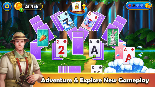 اسکرین شات 2 بازی Tripeaks Solitaire - Home Town