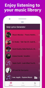 اسکرین شات برنامه Soly - Lyrics Generator | LRC Editor, LRC Player 7