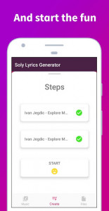 اسکرین شات برنامه Soly - Lyrics Generator | LRC Editor, LRC Player 4