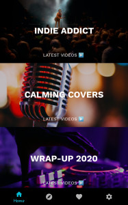 اسکرین شات 1 برنامه Music Video App
