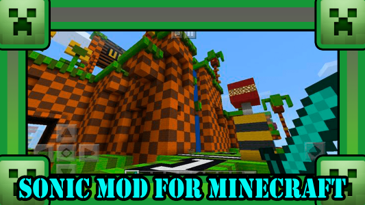 اسکرین شات برنامه Sonic Skin Minecraft Games Mod 3