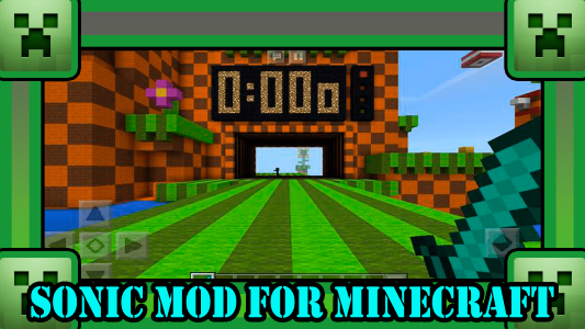 اسکرین شات برنامه Sonic Skin Minecraft Games Mod 4