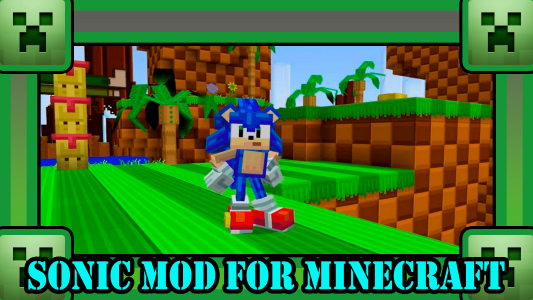 اسکرین شات برنامه Sonic Skin Minecraft Games Mod 2