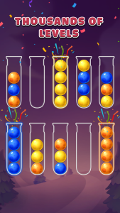 اسکرین شات 3 بازی Color Ball Sort Puzzle