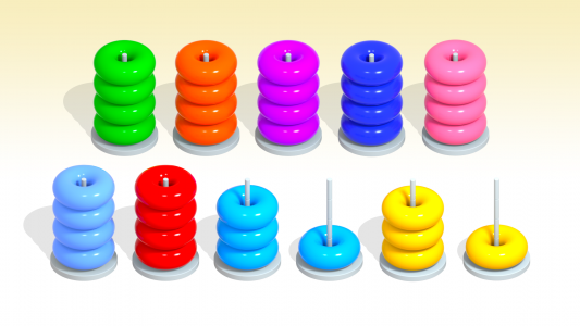 اسکرین شات بازی Hoop Sort - Color Ring Puzzle 8