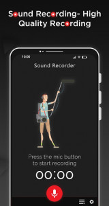 اسکرین شات برنامه Sound Recorder - High Quality Voice Recorder 1