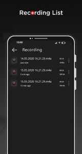 اسکرین شات برنامه Sound Recorder - High Quality Voice Recorder 3