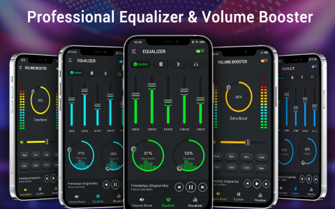 اسکرین شات برنامه Bass Booster & Equalizer 1