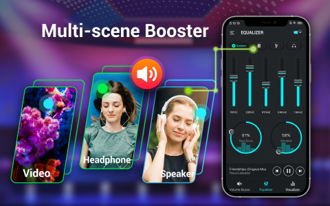 اسکرین شات 3 برنامه Bass Booster & Equalizer