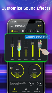 اسکرین شات برنامه Bass Booster & Equalizer 5