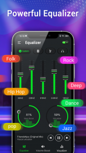 اسکرین شات برنامه Bass Booster & Equalizer 4