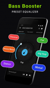 اسکرین شات برنامه Music Equalizer & Bass Booster 1