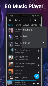 اسکرین شات 2 برنامه Music Player - Audio Player