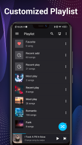 اسکرین شات 3 برنامه Music Player - Audio Player