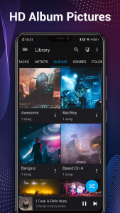 اسکرین شات برنامه Music Player - Audio Player 7