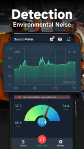 اسکرین شات 1 برنامه Sound Meter