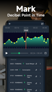 اسکرین شات 4 برنامه Sound Meter