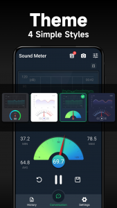 اسکرین شات 7 برنامه Sound Meter