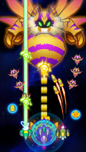 اسکرین شات 1 بازی Insect Invaders: Space Shooter