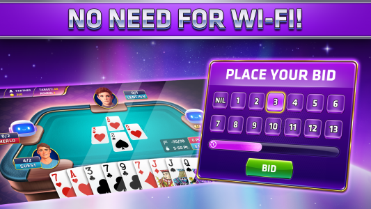اسکرین شات بازی Spades: Classic Card Game 4