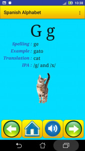 اسکرین شات 7 برنامه Spanish alphabet for students