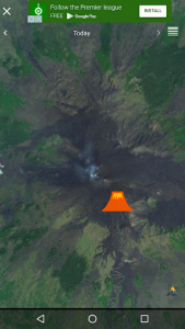 اسکرین شات برنامه Quake & Volcanoes: 3D Globe of Volcanic Eruptions 2