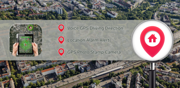 اسکرین شات برنامه Voice GPS & Driving Direction 1