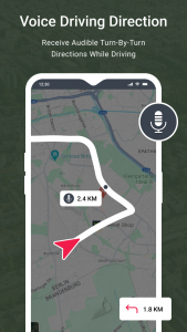 اسکرین شات برنامه Voice GPS & Driving Direction 2