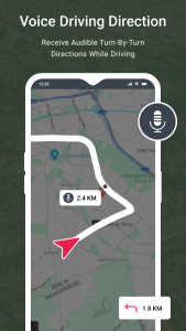 اسکرین شات 2 برنامه Voice GPS & Driving Direction