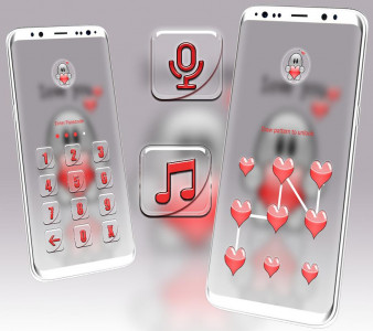 اسکرین شات برنامه Cute Love You Launcher Theme 4