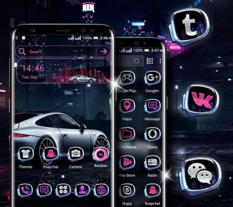 اسکرین شات برنامه Sports Car Launcher Theme 1