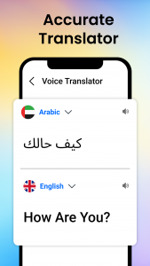 اسکرین شات برنامه Voice translator all language 3