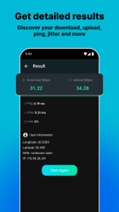 اسکرین شات برنامه WiFi Speed Test Internet Speed 3