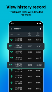 اسکرین شات برنامه WiFi Speed Test Internet Speed 4