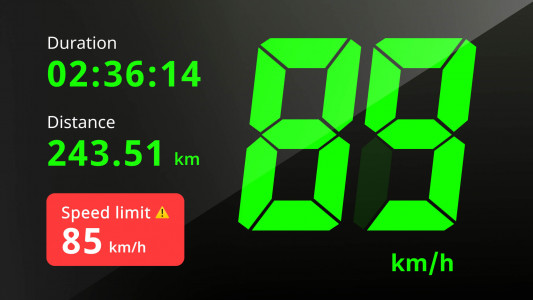 اسکرین شات 1 برنامه GPS Speedometer & Odometer