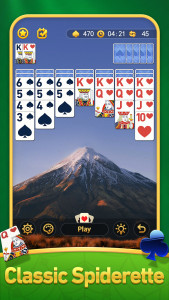 اسکرین شات 3 بازی Spider Solitaire Card Game