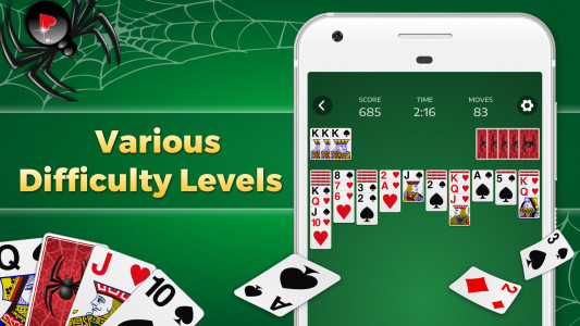 اسکرین شات بازی Spider Solitaire Classic Games 8