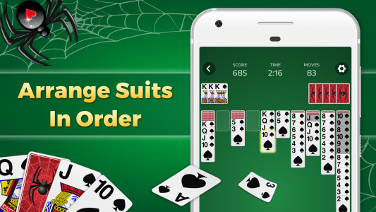 اسکرین شات بازی Spider Solitaire Classic Games 7