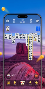 اسکرین شات 4 بازی Spider Solitaire, Large Cards