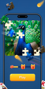 اسکرین شات 8 بازی Spider Solitaire, Large Cards