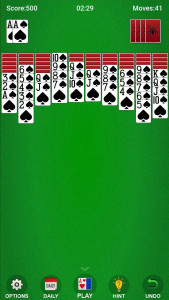 اسکرین شات بازی Spider Solitaire 1