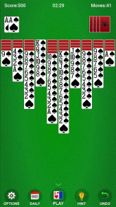 اسکرین شات بازی Spider Solitaire 5