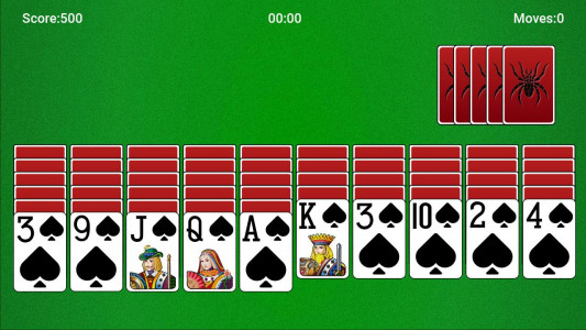 اسکرین شات بازی Spider Solitaire 6