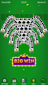 اسکرین شات بازی Spider Solitaire 2