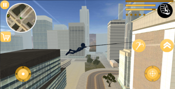 اسکرین شات بازی Venom Spider Stickman Rope Hero Gangstar Crime 5