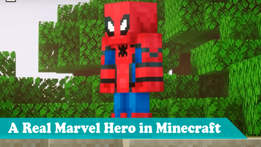 اسکرین شات برنامه Mod Spider-Man Game Minecraft 1